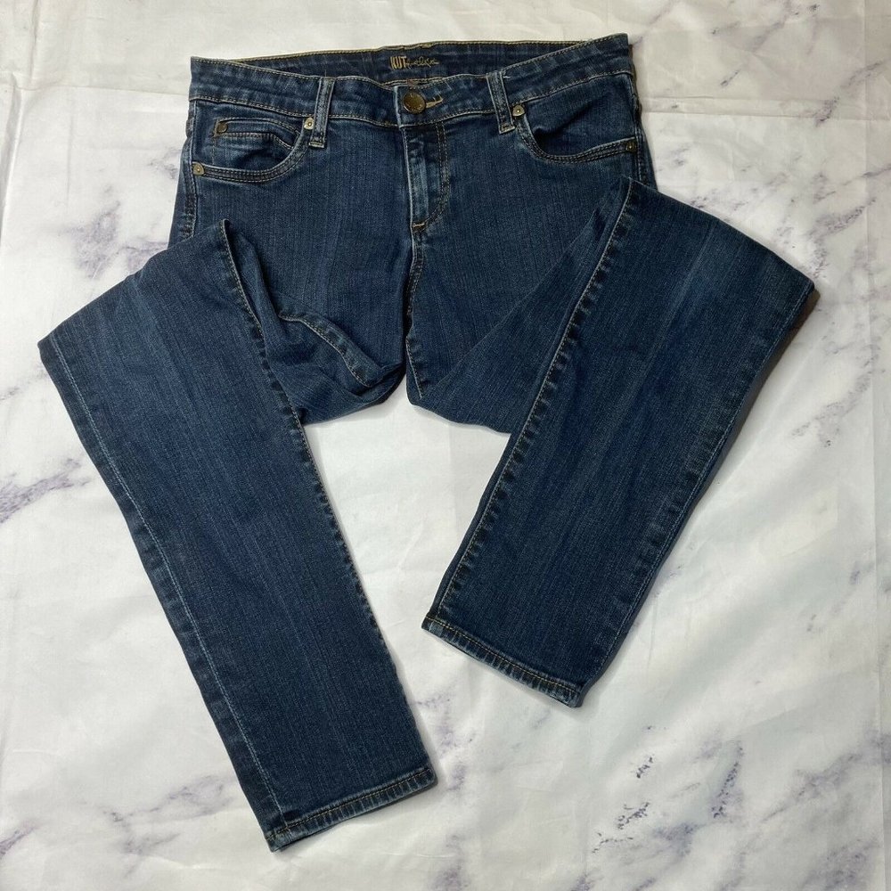 Kut From The Kloth Dark Wash Skinny Jeans Womens Size 6 Slim Stretch